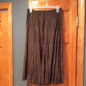 Cato Animal Print Skirt